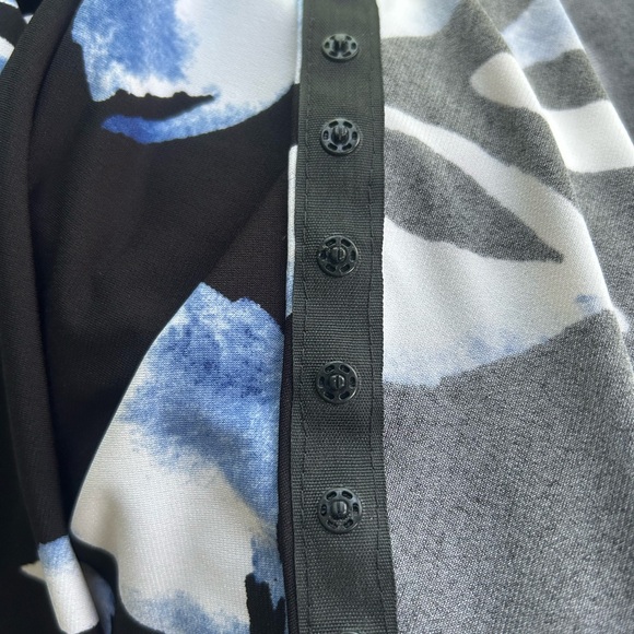 DIANE KROE Wear Ever Skirt Dress Navy Lei Multi-Way Travel Size 3 Medium 🇨🇦 - Picture 5 of 9